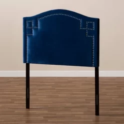 Twin Aubrey Velvet Headboard Blue - Baxton Studio -Child Furniture Store GUEST 2f9cded2 ec34 48e8 8d91 6408baec4c21