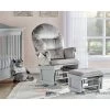 Suite Bebe Madison Glider And Ottoman - Gray Wood And Light Cloud Gray Fabric
