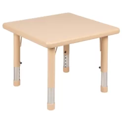 Emma And Oliver 24" Square Plastic Height Adjustable Activity Table -Child Furniture Store GUEST 2febda5d 9433 44f6 9bf0 611f1c987b67 1