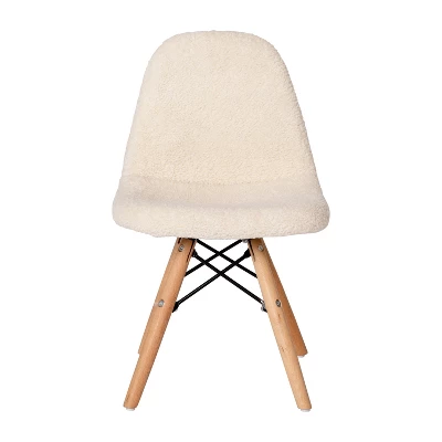 Merrick Lane Set Of 2 Children's Lyon Faux Shearling Accent Chairs, Modern Accent Chair For Bedroom, Entryway, And Living Room 9 Merrick Lane Set Of 2 Children's Lyon Faux Shearling Accent Chairs, Modern Accent Chair For Bedroom, Entryway, And Living Room - Image 7