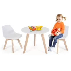Costway Kids Table & 2 Chairs Set Modern Activity Play Table W/Beech Leg Cushion -Child Furniture Store GUEST 30e0b9ee 0928 4dc7 a4f2 2be013e5f219