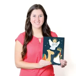 Big Dot Of Happiness Holy Nativity - Religious Nursery Wall Art And Manger Scene Christmas Room Decor - 7.5 X 10 Inches - Set Of 3 Prints -Child Furniture Store GUEST 3444b613 f1af 4163 b4da a323b12e94b1