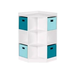 5pc Kids' Corner Cabinet Set With 4 Bins Set - RiverRidge Home -Child Furniture Store GUEST 351cada8 5bfd 4050 b46a 47b023440f31