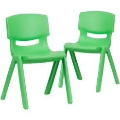 Emma And Oliver 2 Pack Plastic Stack School Chair With 13.25"H Seat, K-2 School Chair -Child Furniture Store GUEST 3931975a 7514 4403 b107 611a19073f5d