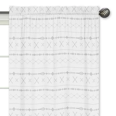 2pc Sweet Jojo Designs Woodland Friends Bohemian Print Window Panel - Sweet Jojo Designs 4 2pc Sweet Jojo Designs Woodland Friends Bohemian Print Window Panel - Sweet Jojo Designs - Image 2