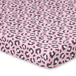 The Peanutshell Fitted Playard Sheets For Baby Girls' - Pink Cheetah Animal Print - 2pk -Child Furniture Store GUEST 3b158992 b540 4765 abdf c2db270eaa44