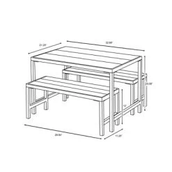 3pc Kids' Metal Outdoor Table Set - Dark Gray - Hearth & Hand™ With Magnolia 13 3pc Kids' Metal Outdoor Table Set - Dark Gray - Hearth & Hand™ With Magnolia -Child Furniture Store GUEST 3b362172 1f8b 45d0 ad76 10781f31a5d5