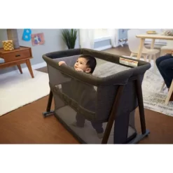 Safety 1st Slumber-and-Play Bassinet - Smoked Pecan -Child Furniture Store GUEST 3b893dc5 b938 479d 8a63 1f726aa8b488