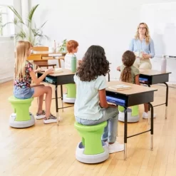 ECR4Kids Storage Wobble Stool, 15in Seat Height, Active Seating -Child Furniture Store GUEST 3dc782c8 bff8 4ded baa1 1229707a7a79