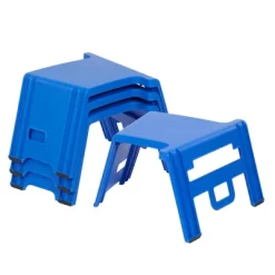 ECR4Kids Linking Stools, Children's Stackable Seat, Portable Floor Table, 4-Piece -Child Furniture Store GUEST 3dd7183b 64c1 4953 bef9 8c135e249aaa