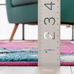 Well Woven Modern Daisy Butterflies Bright Kids Room Carpet Soft Durable Pink Area Rug -Child Furniture Store GUEST 3ebb0a4e 70a0 45c8 aec9 8bb6e0b13e5d