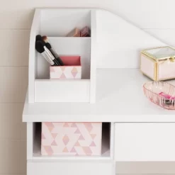 Tiara Makeup Desk Pure White - South Shore -Child Furniture Store GUEST 3fab1c26 c027 4493 ac44 d9a1d1dfb631