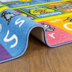 KC CUBS Boy & Girl Kids ABC Alphabet, Seasons, Months & Days Educational Learning & Fun Game Play Nursery Bedroom Classroom Rug Carpet -Child Furniture Store GUEST 408d3078 6506 4eb1 a447 31201af36fd2