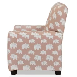 Nuea Elephant Print Kids' Chair Pink - HOMES: Inside + Out -Child Furniture Store GUEST 40cd5a77 3935 4f1c b778 1ff7f3c7a03a