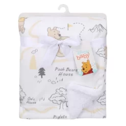 Lambs & Ivy Disney Baby Pooh And The Hundred Acre Woods White Baby Blanket -Child Furniture Store GUEST 416f0479 b4ac 4bfd 8341 ef98aa1a15c6