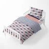 Bacati - Aztec Print Emma Coral Mint Navy 4 Pc Toddler Bedding Set -Child Furniture Store GUEST 4230e3b6 7245 4f1b 8659 b97b95c9c994