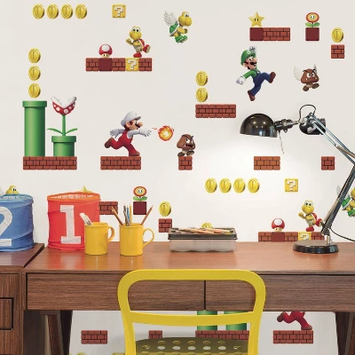 Nintendo Super Mario Peel And Stick Wallpaper - Roomates 8 Nintendo Super Mario Peel And Stick Wallpaper - Roomates - Image 6
