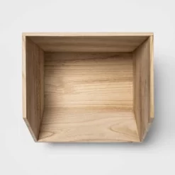 Stackable Wood Kids' Storage Bin Light Brown - Pillowfort™ 11 Stackable Wood Kids' Storage Bin Light Brown - Pillowfort™ -Child Furniture Store GUEST 450fefdb 7a08 4793 857e b92a548f6b19