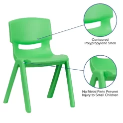 Emma And Oliver 5 Pack Plastic Stackable School Chair With 15.5'' Seat Height -Child Furniture Store GUEST 4532784e 007c 4f84 ad23 0d283c01c877