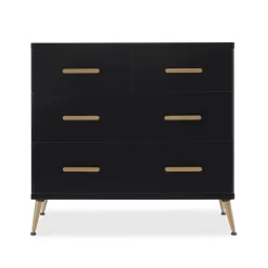 Delta Children Sloane 4 Drawer Dresser With Changing Top - Black/Bronze -Child Furniture Store GUEST 46f2eb20 50e5 43f7 a5b9 edb05b167907