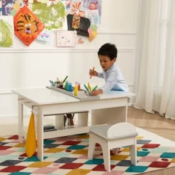 Fantasy Fields - Little Artist Monet Play Art Table Kids Furniture - White/Gray 18 Fantasy Fields - Little Artist Monet Play Art Table Kids Furniture - White/Gray -Child Furniture Store GUEST 4789b143 07ca 4d13 b707 87cf940c4cfd