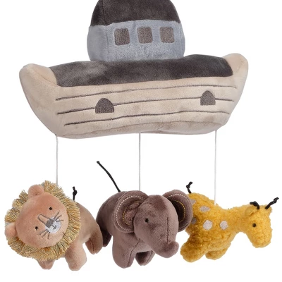 Lambs & Ivy Baby Noah Ark With Animals Musical Baby Crib Mobile Soother Toy 4 Lambs & Ivy Baby Noah Ark With Animals Musical Baby Crib Mobile Soother Toy - Image 2