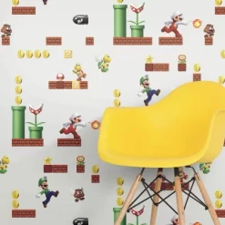 Nintendo Super Mario Peel And Stick Wallpaper - Roomates 12 Nintendo Super Mario Peel And Stick Wallpaper - Roomates -Child Furniture Store GUEST 482317bb d433 4119 b568 0fb8a2a9efc4