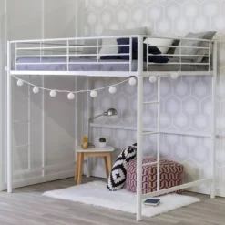 Full Size Metal Platform Loft Bed - Saracina Home -Child Furniture Store GUEST 482f1739 3b20 472e ad03 d2aa9ffb79ba