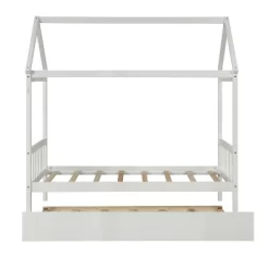 Twin Size House Shaped Platform Bed With Trundle - ModernLuxe -Child Furniture Store GUEST 49bbaa7f 3b95 4396 96f2 85555cda8b29