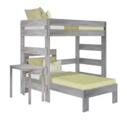 Max & Lily Farmhouse Twin Over Twin L-Shaped Bunk Bed With Desk -Child Furniture Store GUEST 4ba842b7 b4c6 4794 a134 f49376a1b997