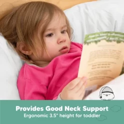 KeaBabies Jumbo Toddler Pillow With Pillowcase, 14X20 Soft Organic Toddler Pillows For Sleeping, Kids Travel Pillow (SoftWhite) -Child Furniture Store GUEST 4c849218 6897 41f6 99db f160908dfaf7