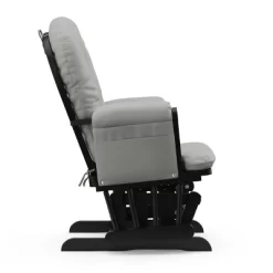 Storkcraft Hoop Glider And Ottoman - Black Frame/Light Gray Fabric -Child Furniture Store GUEST 4d05217d efa9 4e89 baab f0c4c5cc8857