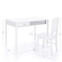 Guidecraft Kids' Dahlia Desk And Chair Set -Child Furniture Store GUEST 4ea9206e 3641 484e a3eb bf469445bd3b