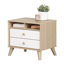 Yodi 2 Drawer Nightstand Soft Elm/White - South Shore -Child Furniture Store GUEST 4ed141dc b5af 4afa b2eb c1819d50f505