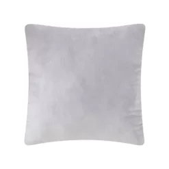 Teen Luxe Fur With Silver Sequin Throw Pillow Gray - Makers Collective