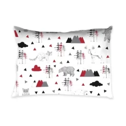 Bacati - Woodlands Red Black Gray 3 Pc Cotton Toddler Bed Sheet Set 11 Bacati - Woodlands Red Black Gray 3 Pc Cotton Toddler Bed Sheet Set -Child Furniture Store GUEST 533b0dbd f525 4139 9d3d 58fe59016ce3