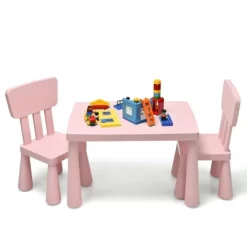 Costway Kids Table & 2 Chairs Set Toddler Activity Play Dining Study Desk Baby Gift -Child Furniture Store GUEST 53bd2ff2 ee55 4706 a510 5c0ecfa49b45