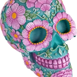 Northlight 7.75" Blue And Pink Day Of The Dead Skull Coin Bank -Child Furniture Store GUEST 54481e0e b998 46ad a48d 6c64ded04c8f