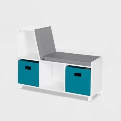 RiverRidge Home Kids' Book Nook Collection Cubby Storage Bench With 2 Bins - RiverRidge -Child Furniture Store GUEST 5460f810 0762 4223 a49d 5a6511dac12a