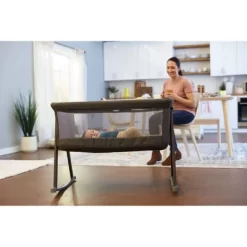 Safety 1st Slumber-and-Play Bassinet - Smoked Pecan -Child Furniture Store GUEST 55d271d5 59aa 4f3d bec8 1449c16c4b1e