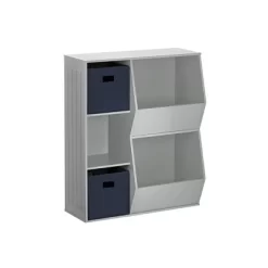 3pc Kids' Floor Cabinet With 2 Bins Set - RiverRidge Home -Child Furniture Store GUEST 56355db0 e9aa 4bfc 8488 62359981926f