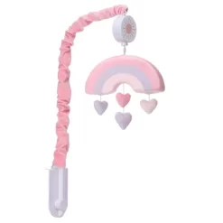 Bedtime Originals Rainbow Hearts Musical Baby Crib Mobile - Pink, Purple, Love -Child Furniture Store GUEST 580763ea 1905 4405 9a05 05ccc66dfa9b