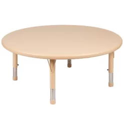 Flash Furniture 45" Round Plastic Height Adjustable Activity Table -Child Furniture Store GUEST 584efb00 7e3a 4cc2 bf10 fc441b62321e