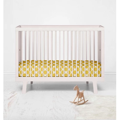 Bacati - Ikat Yellow Dots Muslin 100 Percent Cotton Universal Baby US Standard Crib Or Toddler Bed Fitted Sheet 5 Bacati - Ikat Yellow Dots Muslin 100 Percent Cotton Universal Baby US Standard Crib Or Toddler Bed Fitted Sheet - Image 3