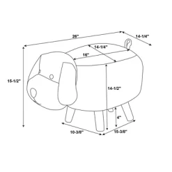 Sparky Puppy Dog Stool Light Brown - Powell 19 Sparky Puppy Dog Stool Light Brown - Powell -Child Furniture Store GUEST 5abd93da 3849 4daf 8a3e 200618a0c149