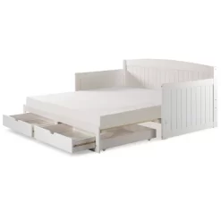 King Harmony Daybed With Conversion White - Alaterre Furniture -Child Furniture Store GUEST 607bf77c a53d 409a 8b61 a1686f211b67