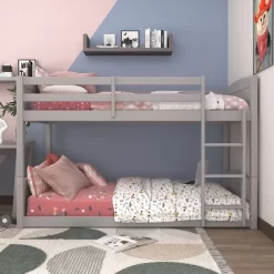 Twin Over Twin Alexis Wood Arch Floor Bunk Bed - Hillsdale Furniture