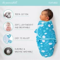 The Peanutshell Twinkle Twinkle Swaddle Wrap For Newborn, Infant - 3-Pack -Child Furniture Store GUEST 6242fa40 4f4a 4010 a665 5246b4443a9e