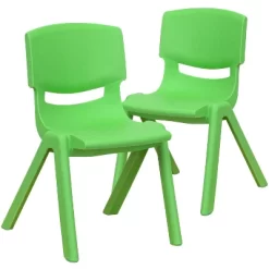 Flash Furniture 2 Pack Plastic Stackable School Chair With 12" Seat Height -Child Furniture Store GUEST 62f5cef4 1d33 4a59 a0de 8cbf094f3668