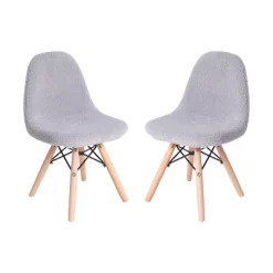 Flash Furniture Zula Kid's Set Of 2 Modern Padded Armless Faux Shearling Accent Chairs With Beechwood Legs -Child Furniture Store GUEST 639a57bb 115a 471c a597 381cd1956f62 1